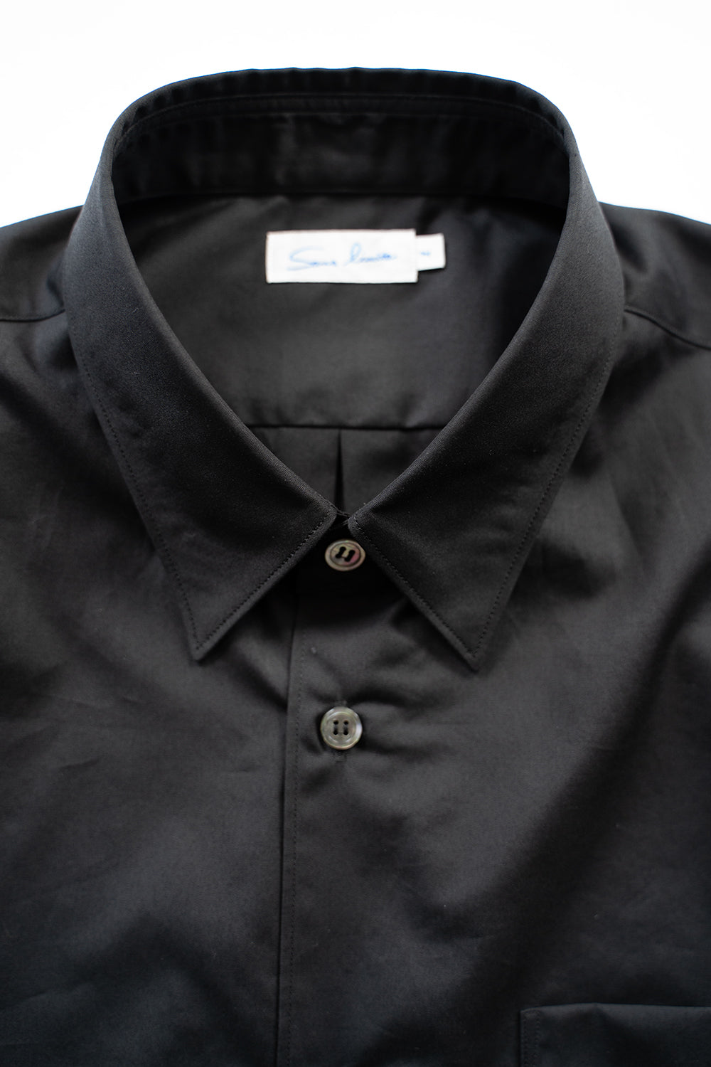 SH01B ブロードボックスレギュラーカラーシャツ(BLACK)