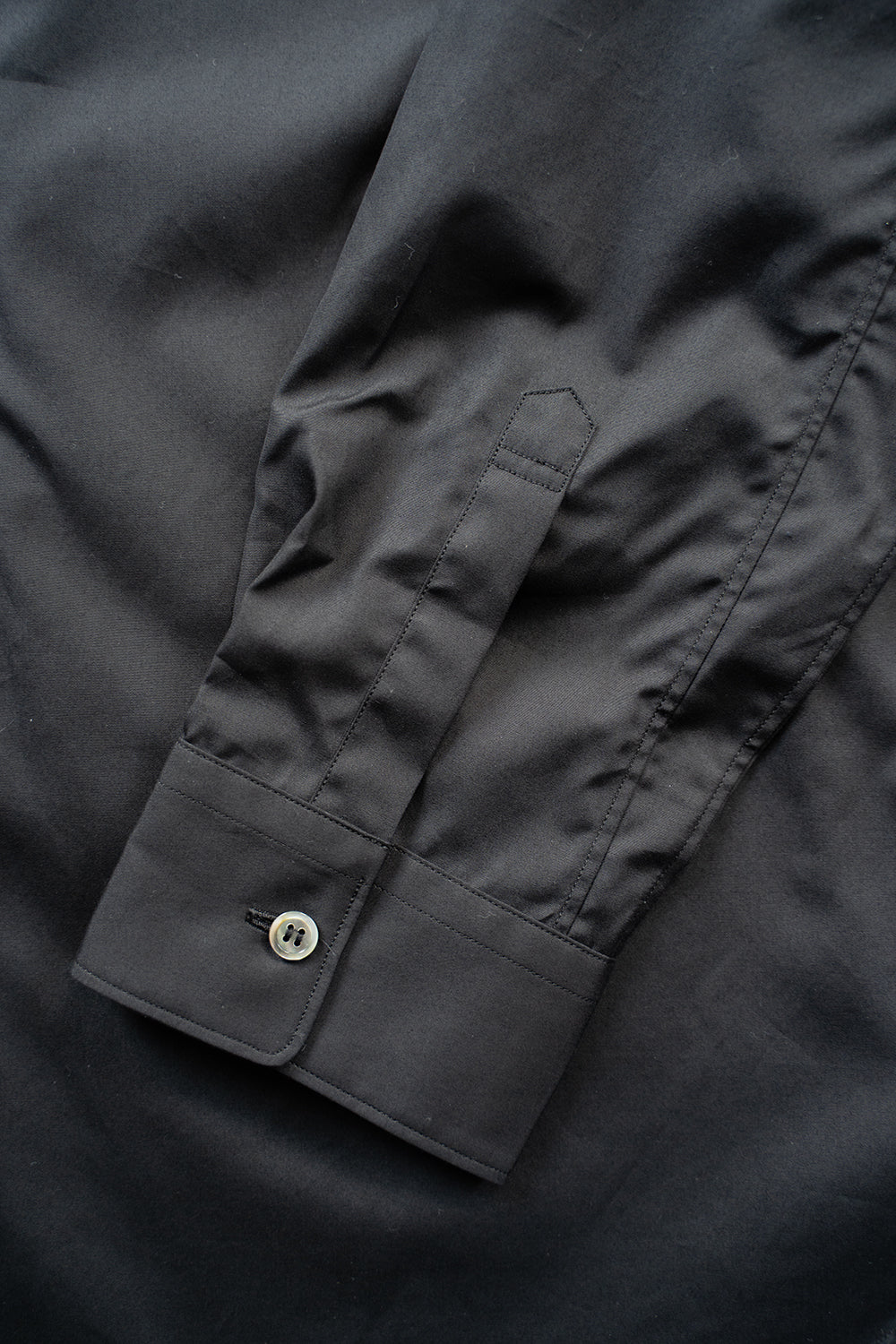 SH01B ブロードボックスレギュラーカラーシャツ(BLACK)