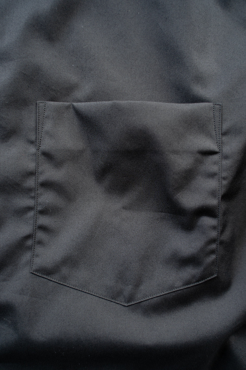 SH01B ブロードボックスレギュラーカラーシャツ(BLACK)