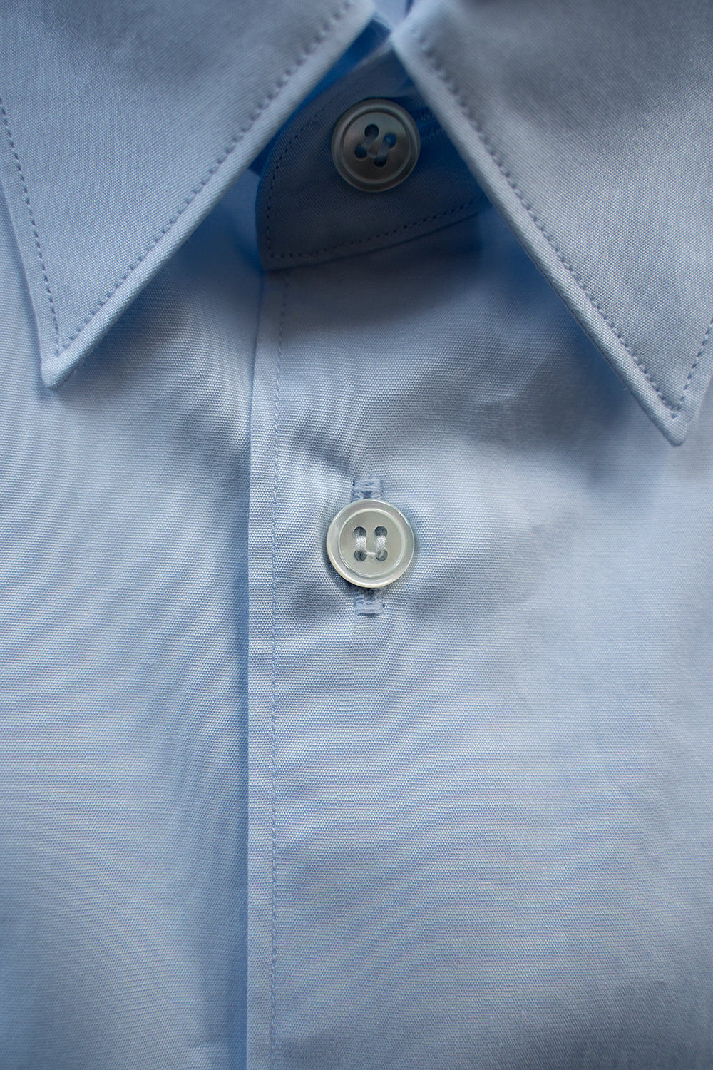 SH01B ブロードボックスレギュラーカラーシャツ(SAX)