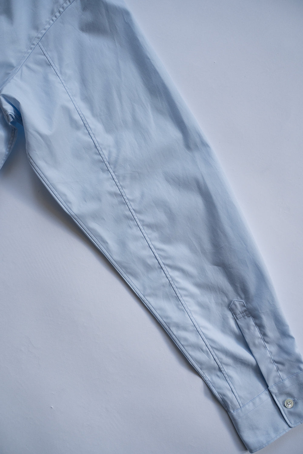 SH01B ブロードボックスレギュラーカラーシャツ(SAX)