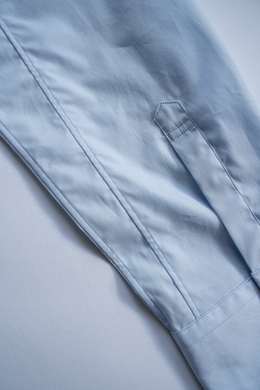 SH01B ブロードボックスレギュラーカラーシャツ(SAX)