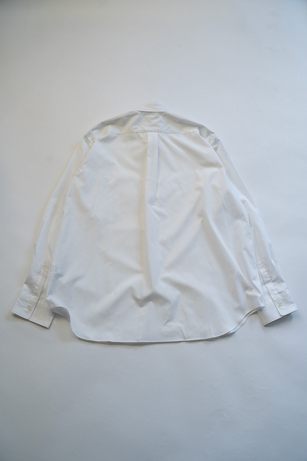 SH01B ブロードボックスレギュラーカラーシャツ(WHITE)