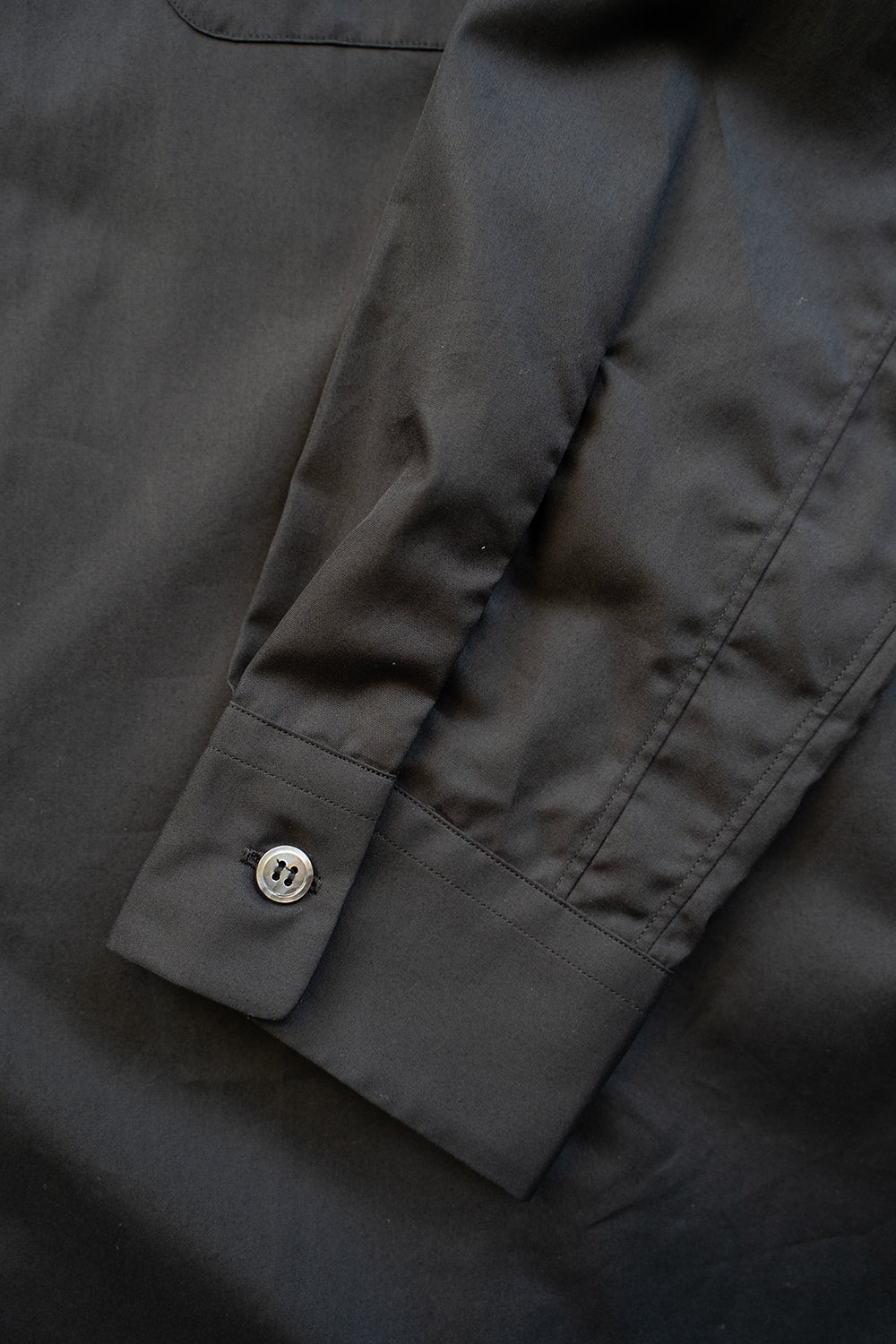 SH04B ブロードボックスNEWワイドカラーシャツ(BLACK)