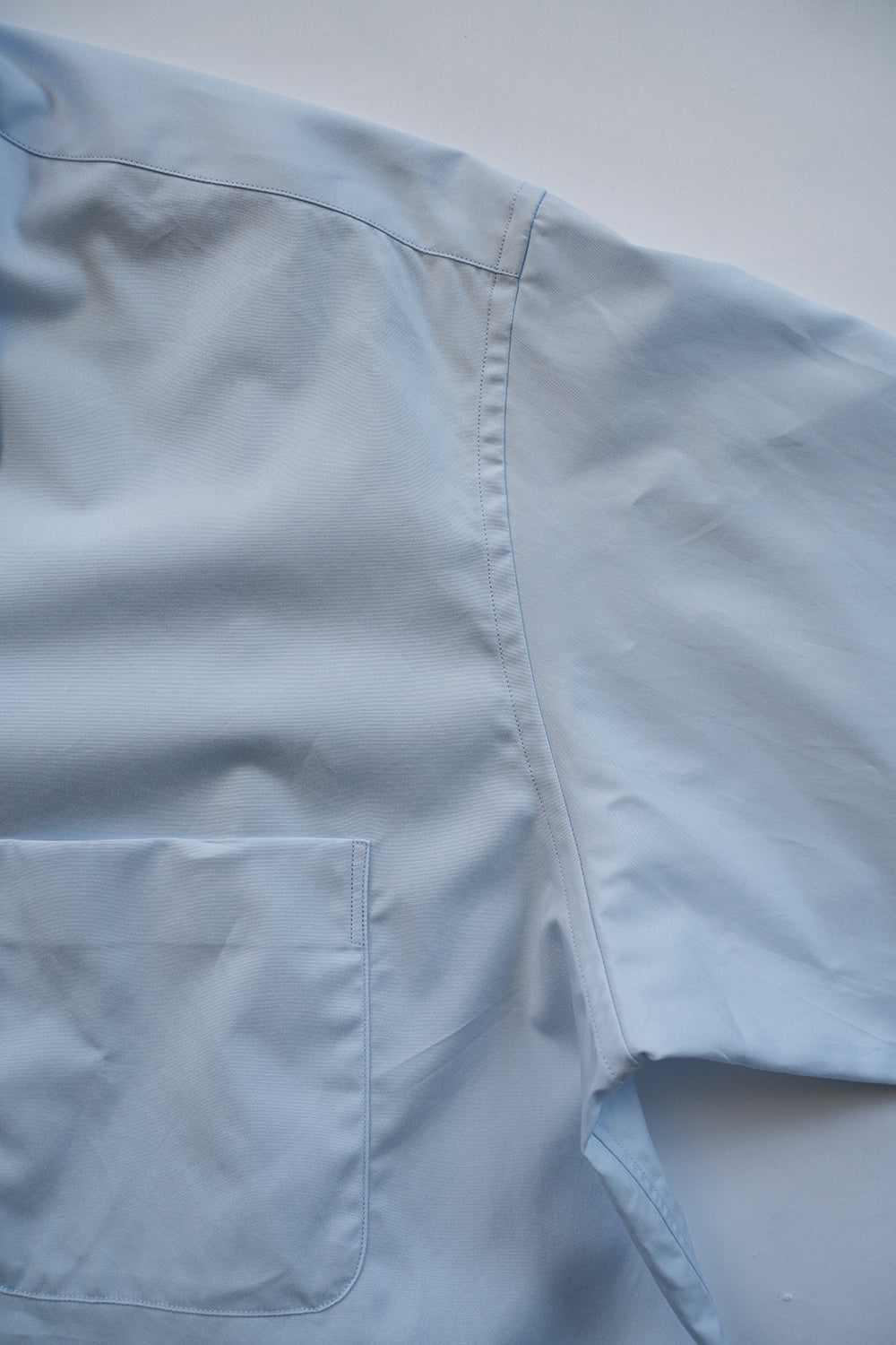 【ラスト1点】SH04B ブロードボックスNEWワイドカラーシャツ(SAX)