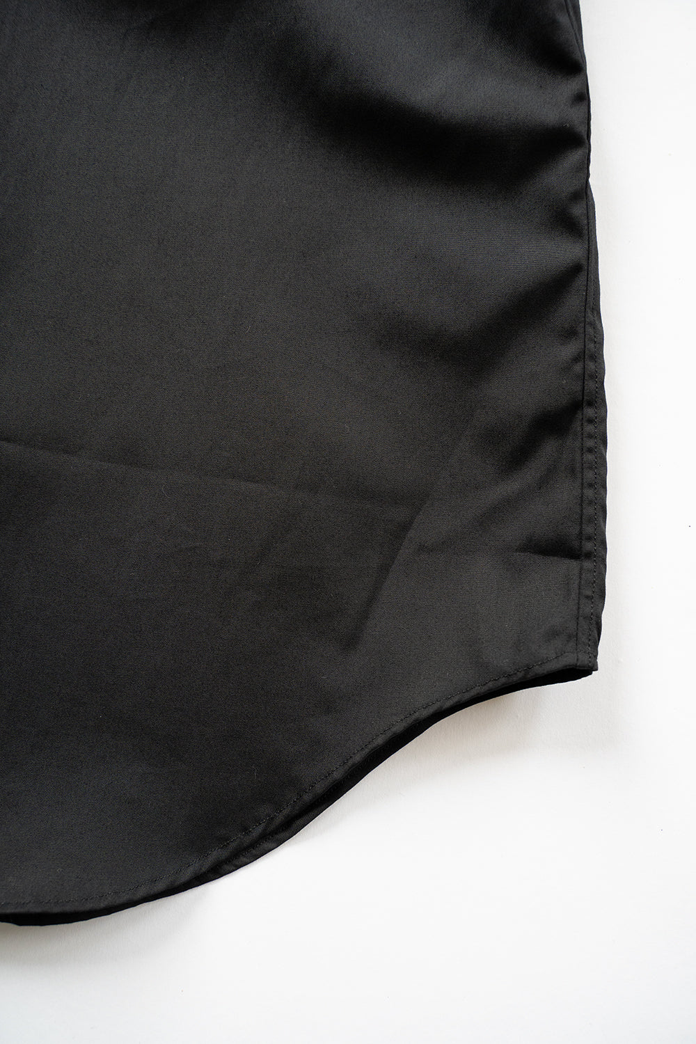 【ラスト1点】SH06B ブロードボックススタンドカラーシャツ(BLACK)