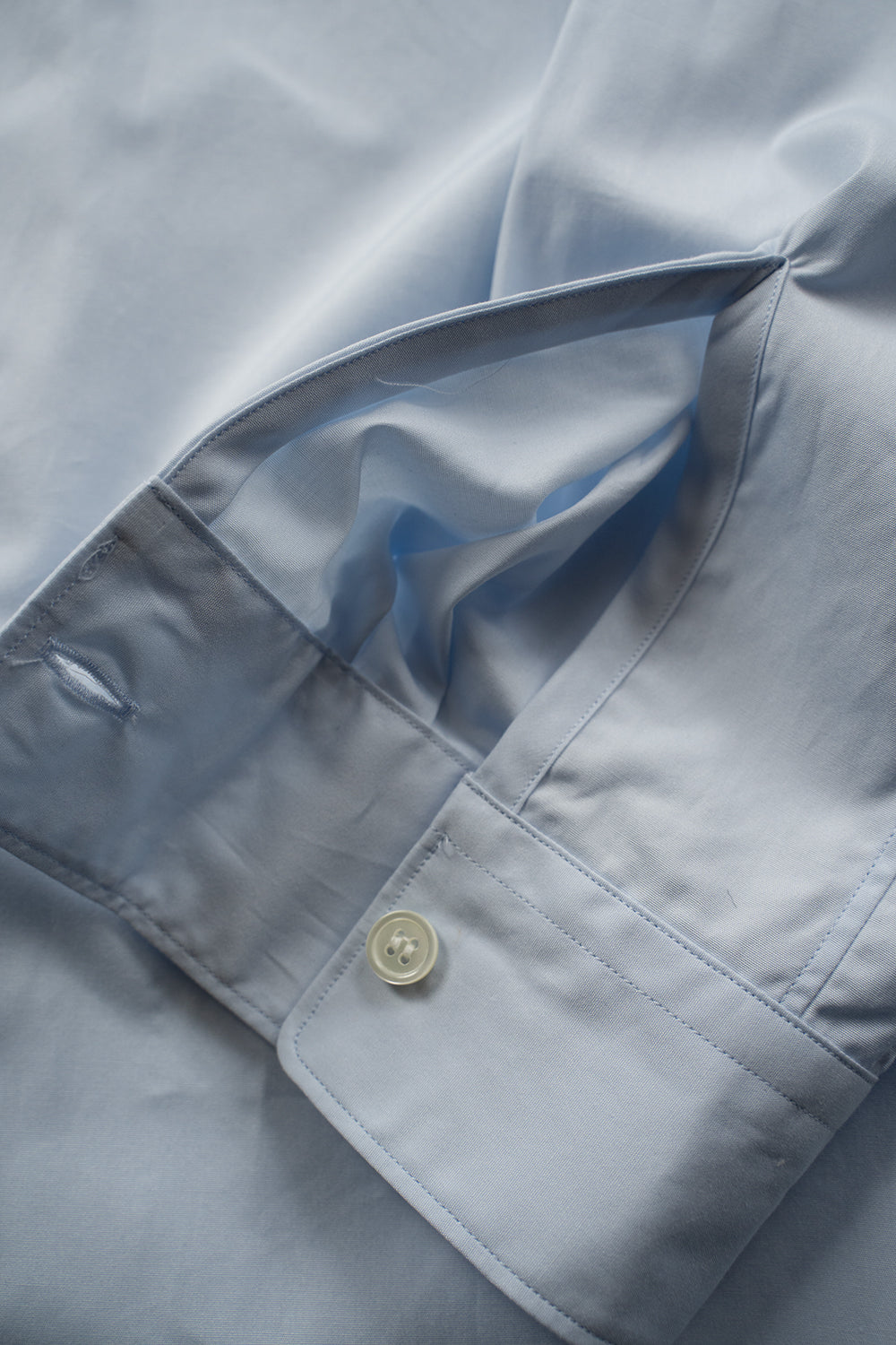 SH06B ブロードボックススタンドカラーシャツ(SAX)