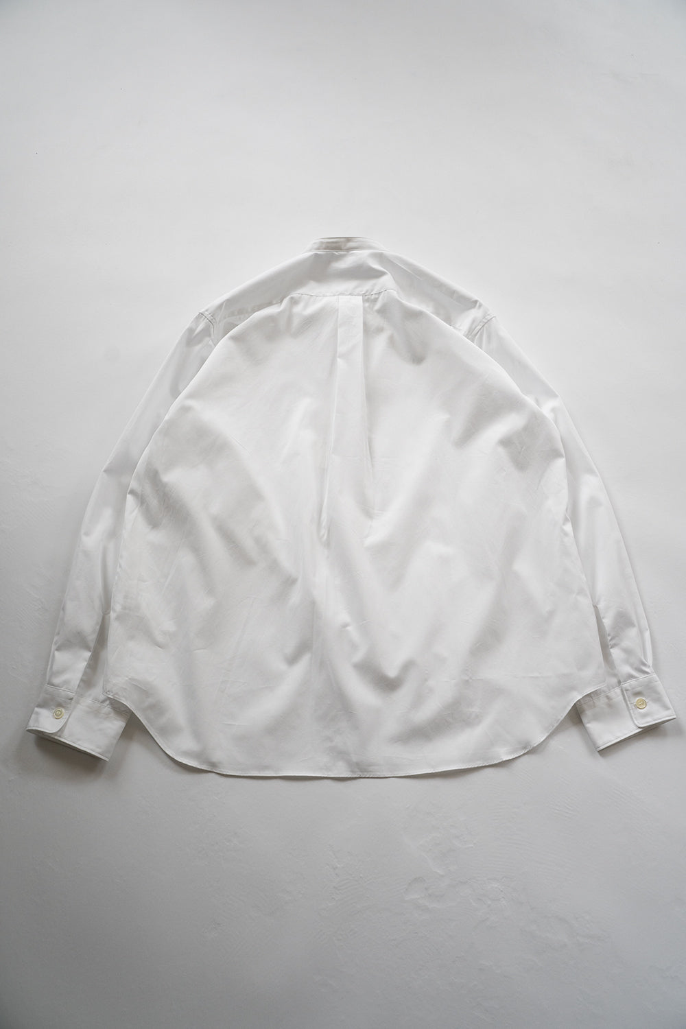 SH06B ブロードボックススタンドカラーシャツ(WHITE)