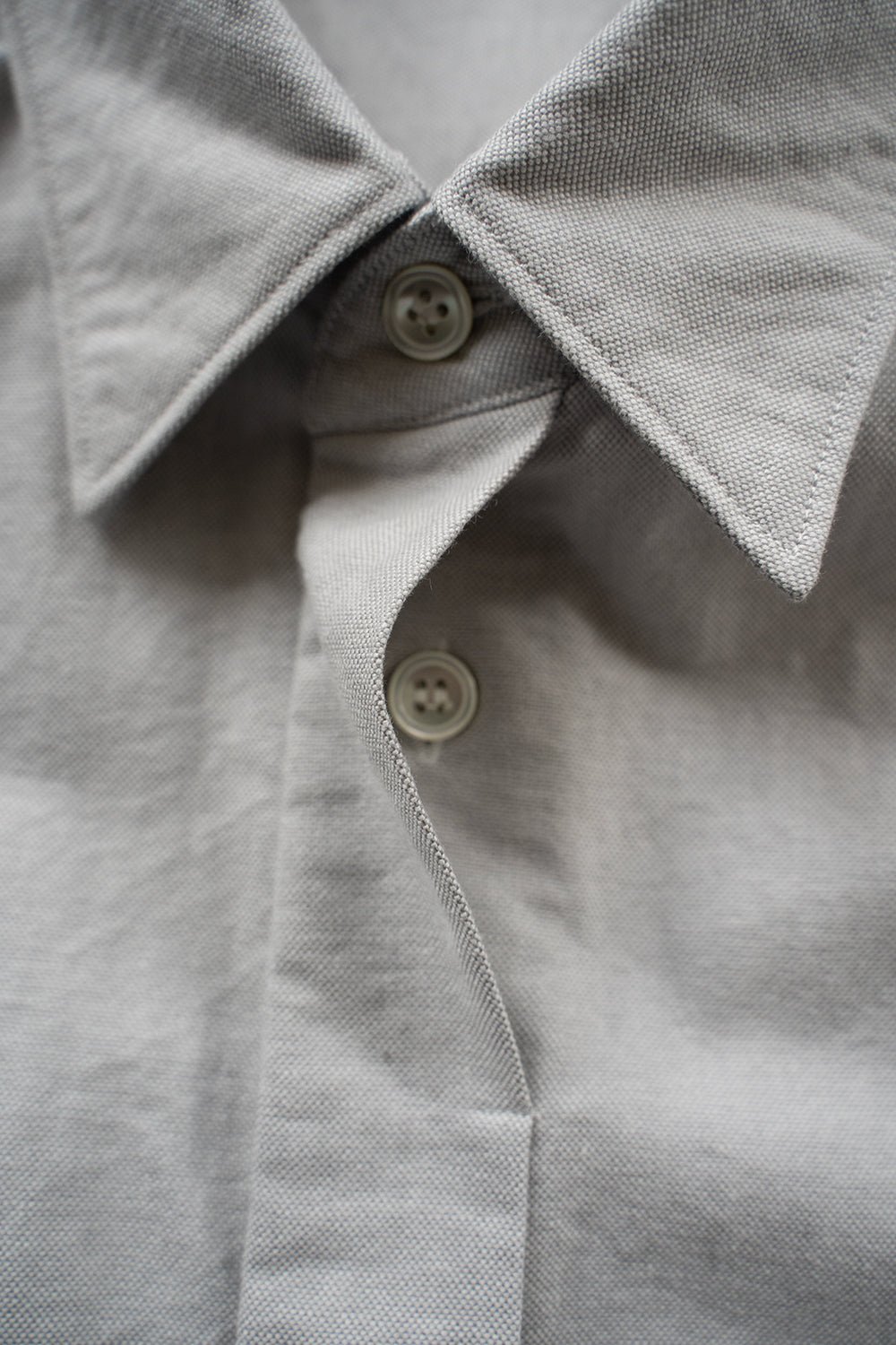 【ラスト1点】SH01B ボックスレギュラーカラー比翼シャツ(GREY OX)