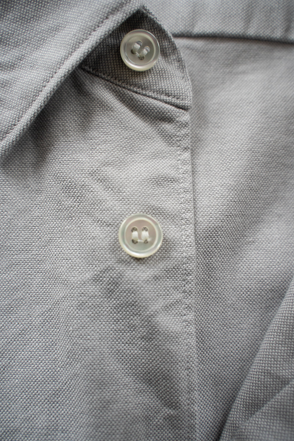 【ラスト1点】SH01B ボックスレギュラーカラー比翼シャツ(GREY OX)