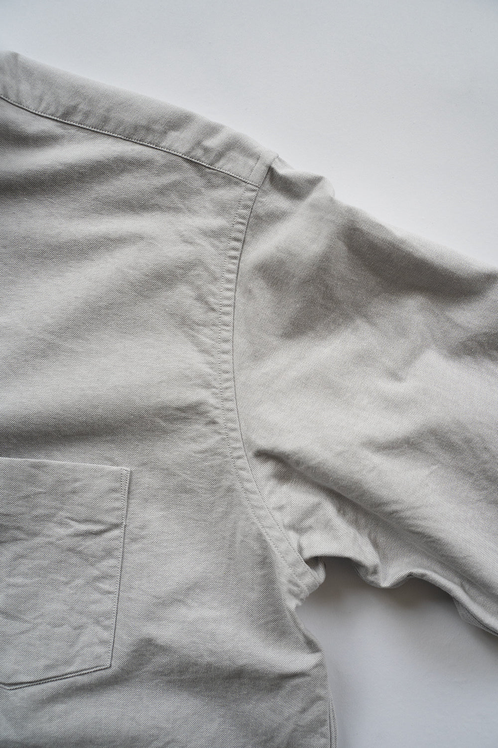 【ラスト1点】SH01B ボックスレギュラーカラー比翼シャツ(GREY OX)