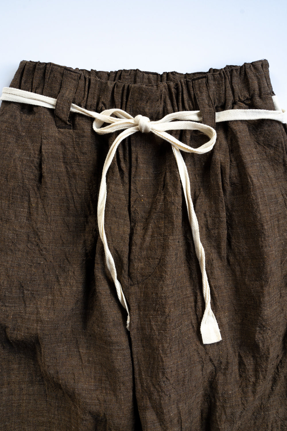 Egg Shape Easy Trousers "OVUM-LC"(SAFRON)
