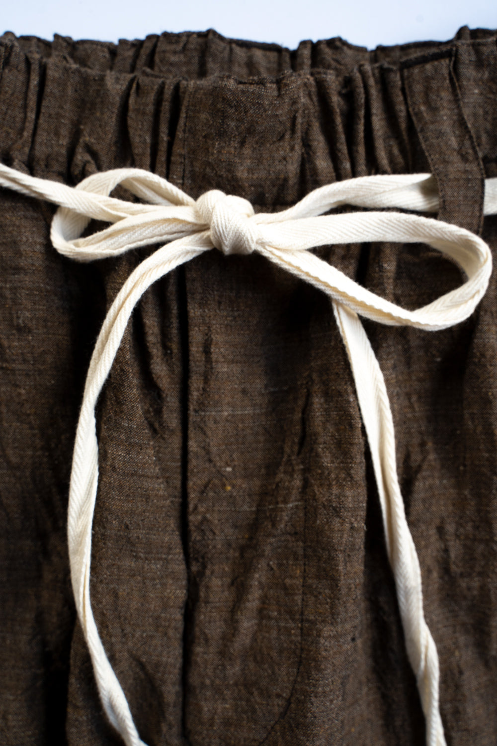 Egg Shape Easy Trousers "OVUM-LC"(SAFRON)