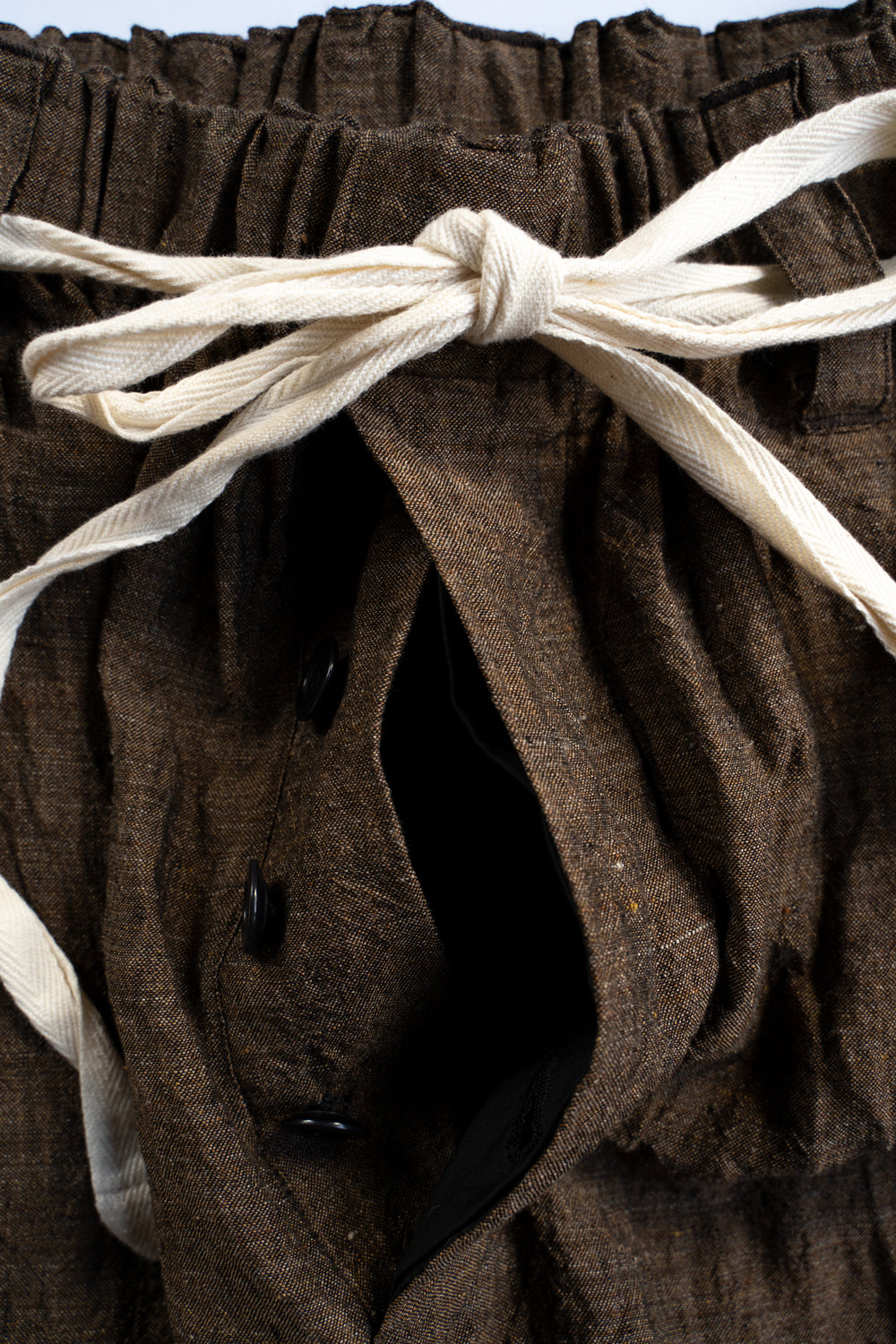 Egg Shape Easy Trousers "OVUM-LC"(SAFRON)