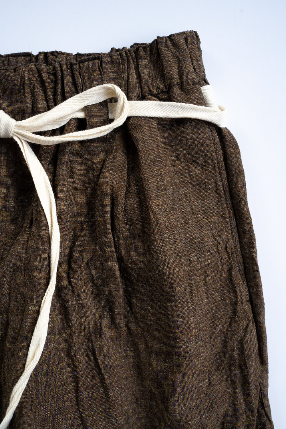 Egg Shape Easy Trousers "OVUM-LC"(SAFRON)