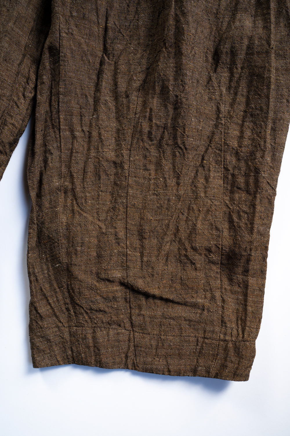 Egg Shape Easy Trousers "OVUM-LC"(SAFRON)