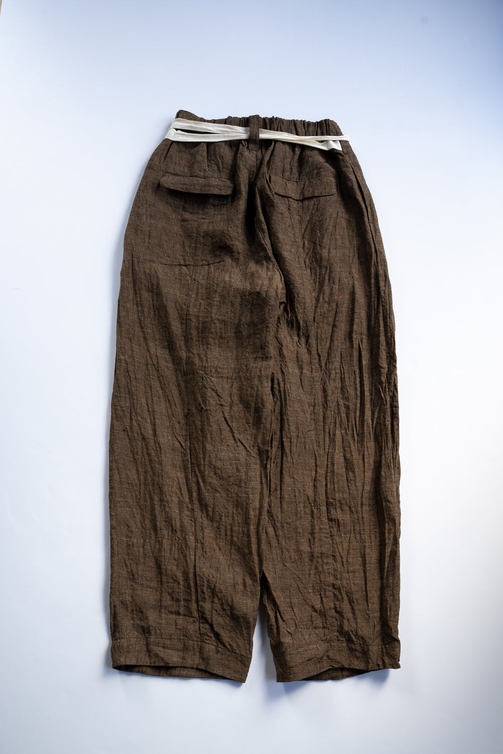 Egg Shape Easy Trousers "OVUM-LC"(SAFRON)