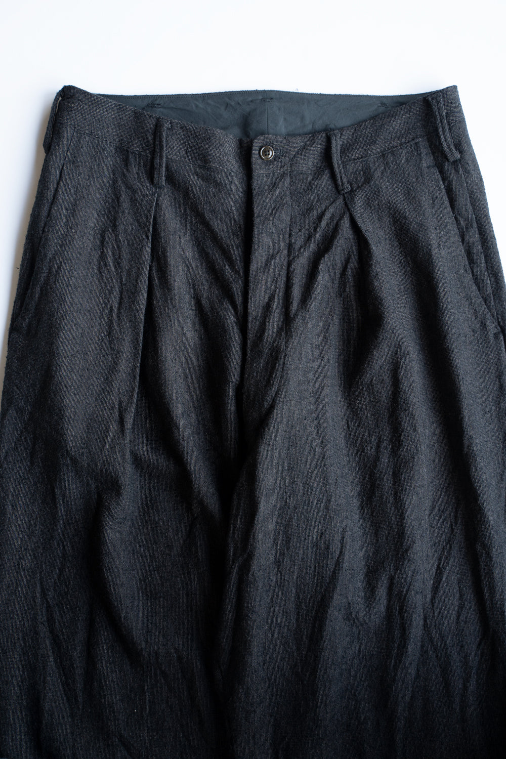 【ラスト1点】Wide and Tapered Silent Trousers"PACE"-SW(CACAO NIB)