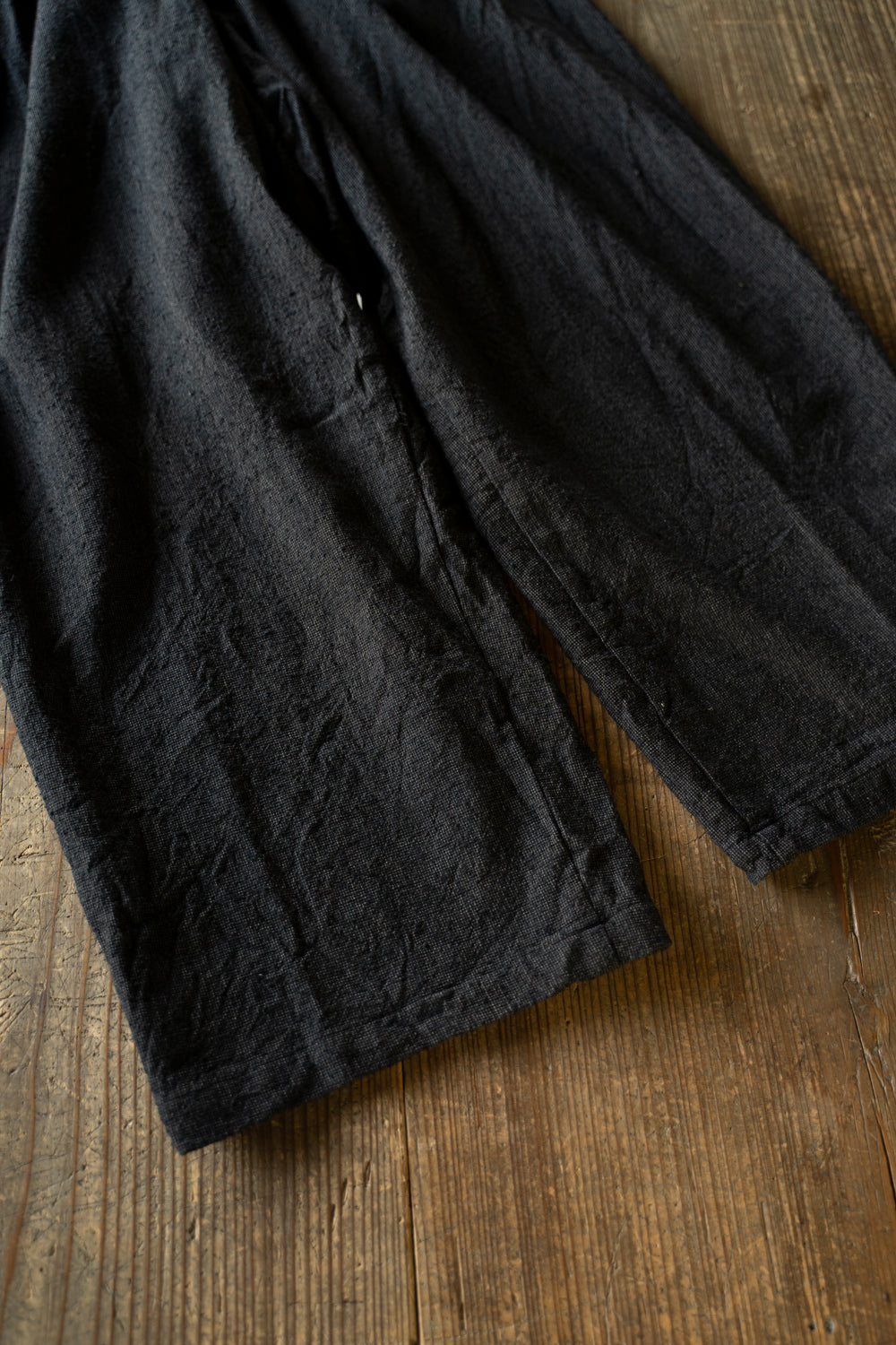 【ラスト1点】Wide and Tapered Silent Trousers"PACE"-SW(CACAO NIB)