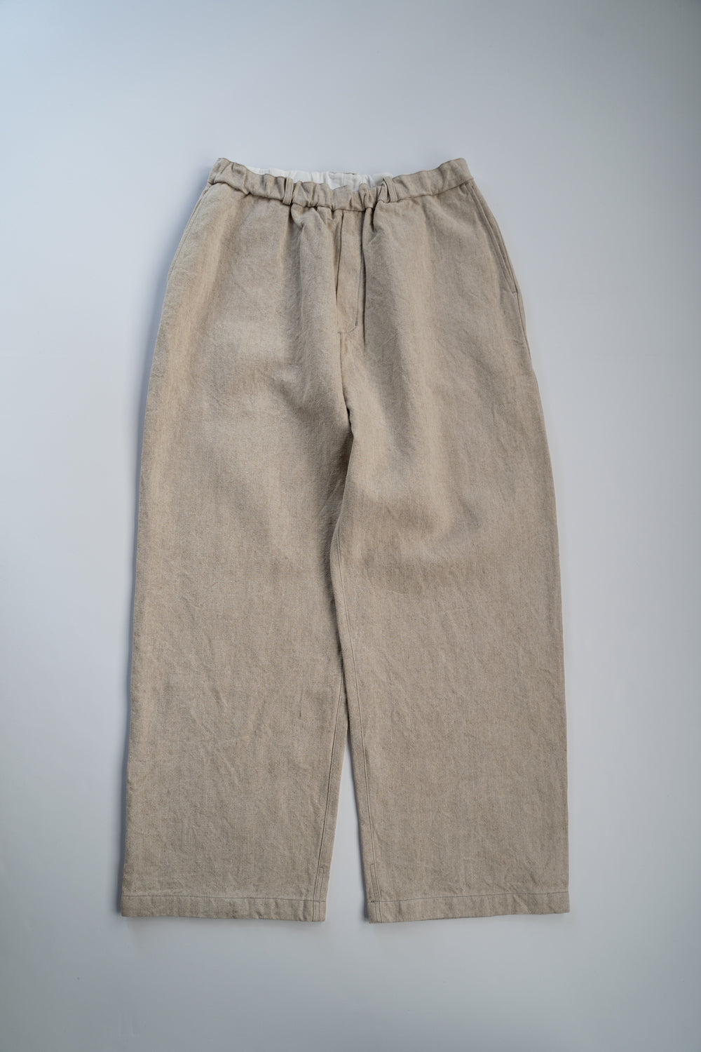 亜麻苧麻ワイドパンツ(生成)