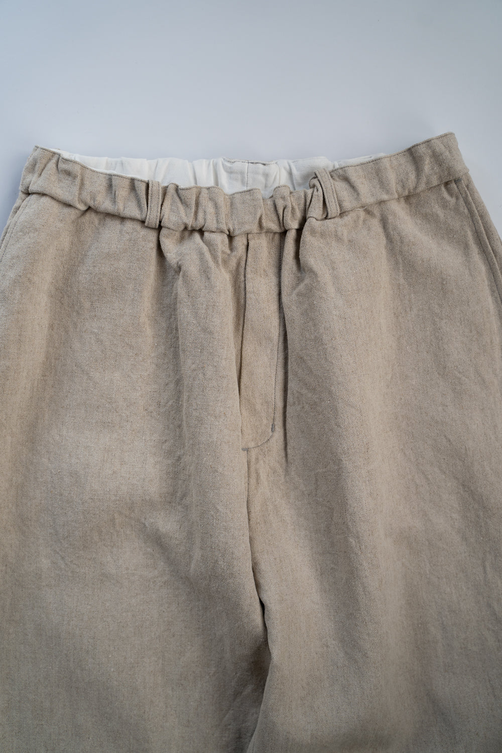亜麻苧麻ワイドパンツ(生成)