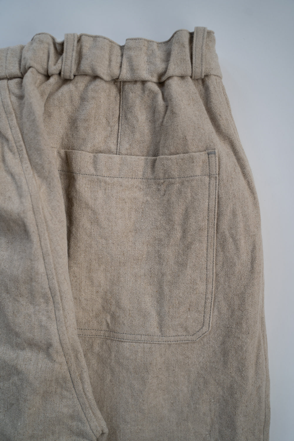 亜麻苧麻ワイドパンツ(生成)