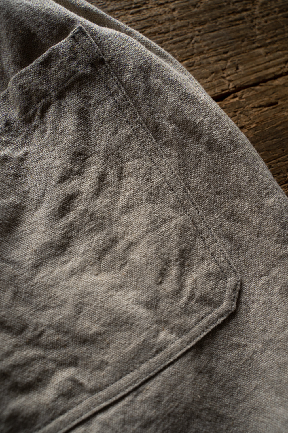 亜麻苧麻ワイドパンツ(生成)