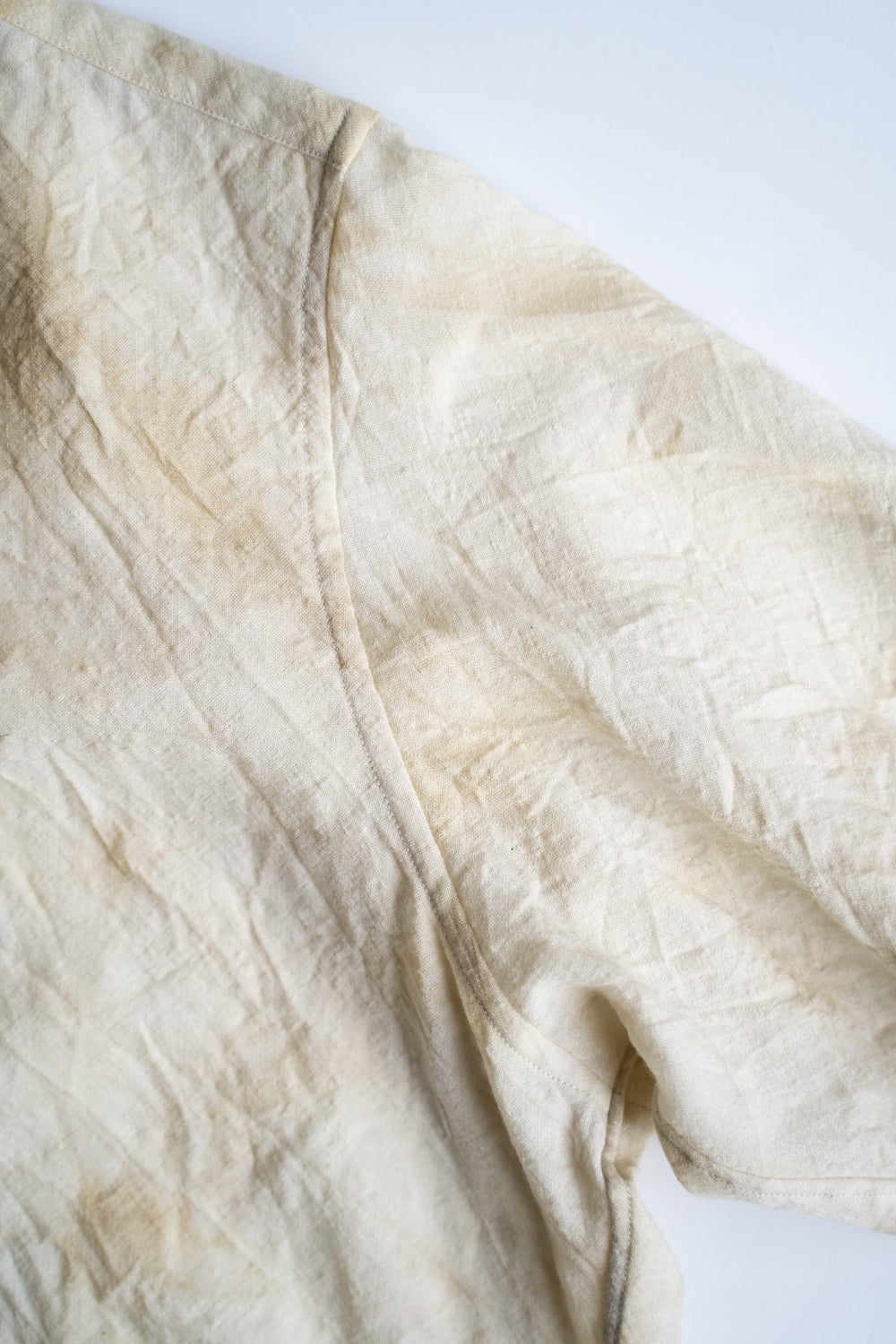 【ラスト1点】Over Sized Short Collar Shirts "SH-039"-MN(ECRU)