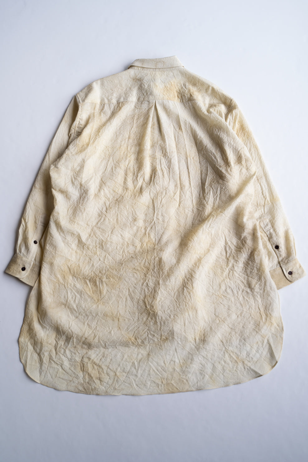 【ラスト1点】Over Sized Short Collar Shirts "SH-039"-MN(ECRU)