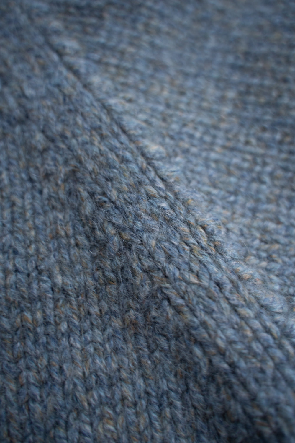 yak/lambs multi ply HAND KNITTING cowichan sweater（FADE BLUE）