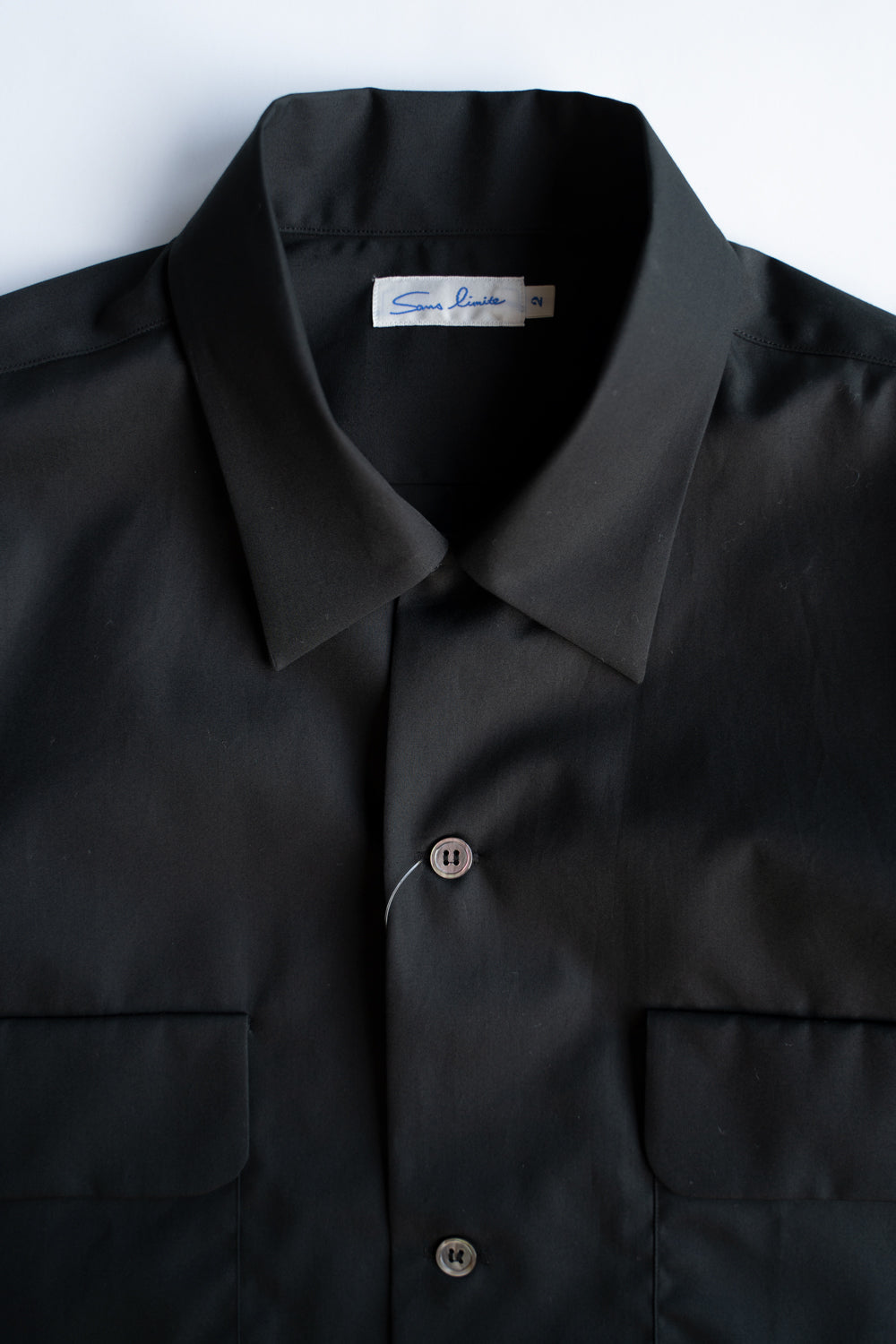 SH03B ボックス大開襟（BLACK）