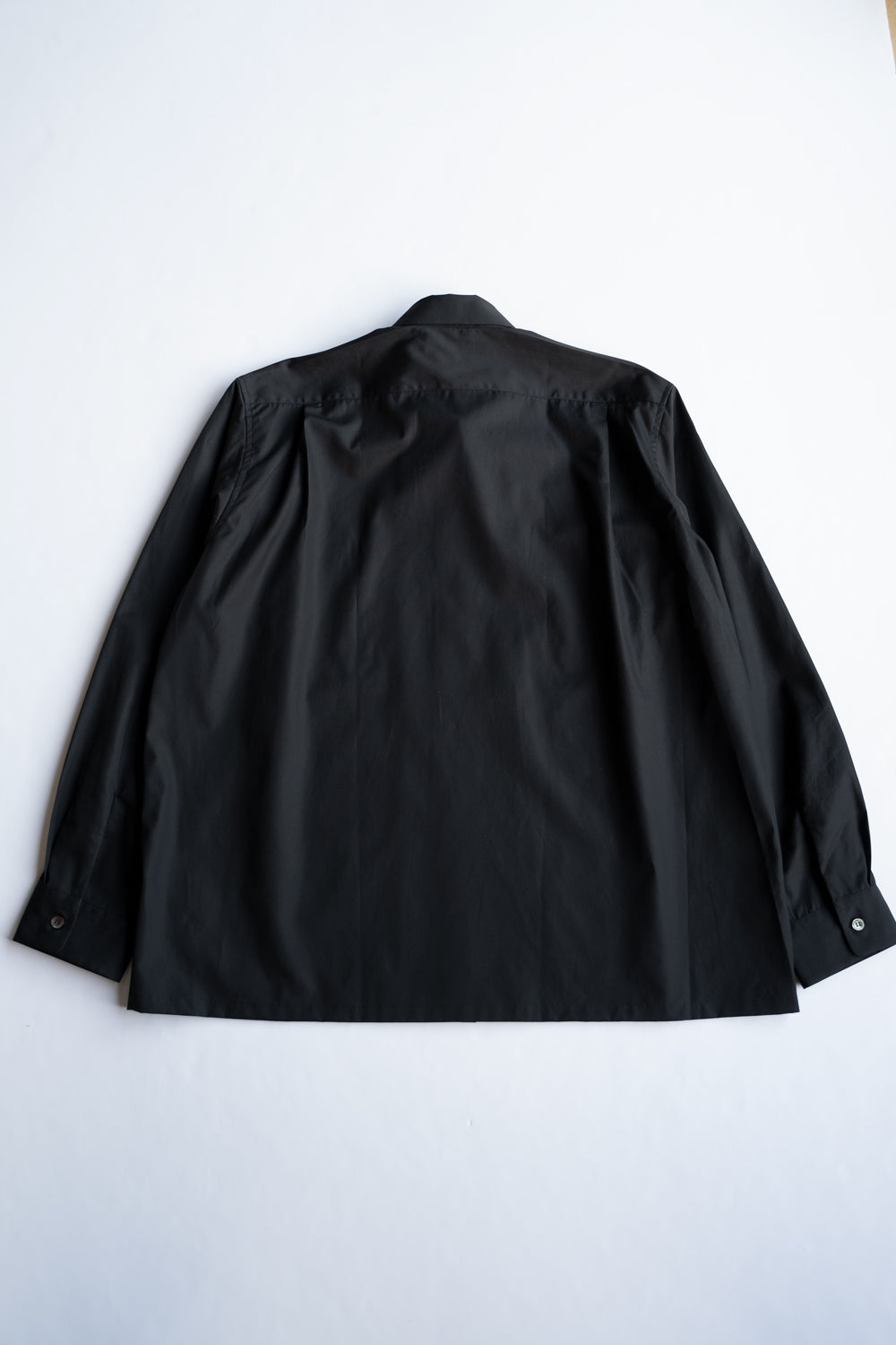 SH03B ボックス大開襟（BLACK）
