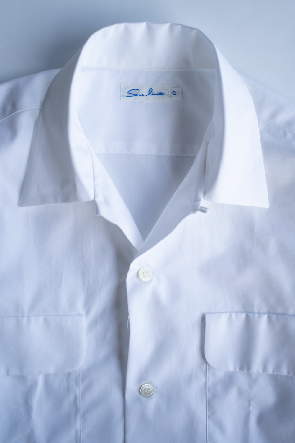 SH03B ボックス大開襟（WHITE）
