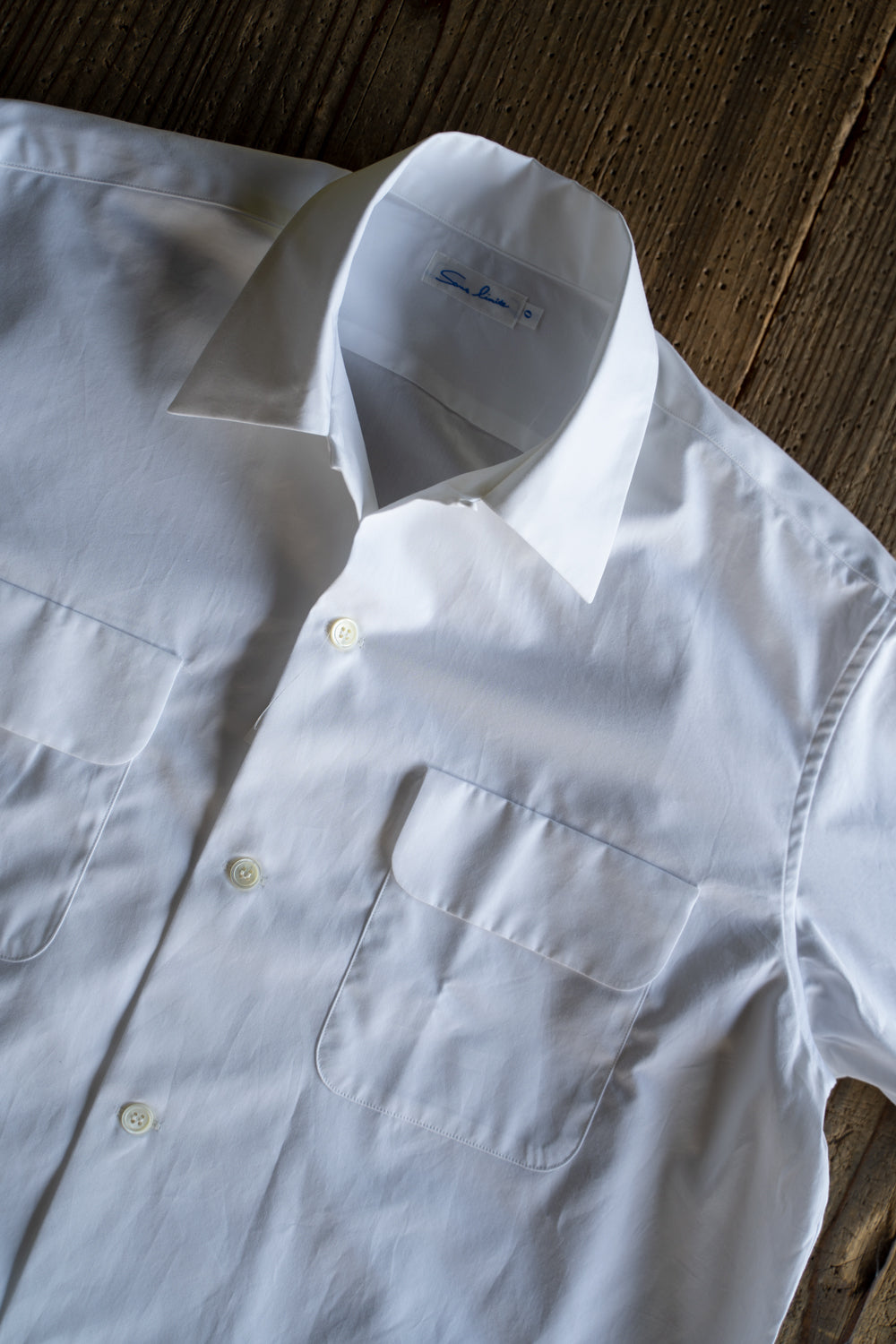 SH03B ボックス大開襟（WHITE）