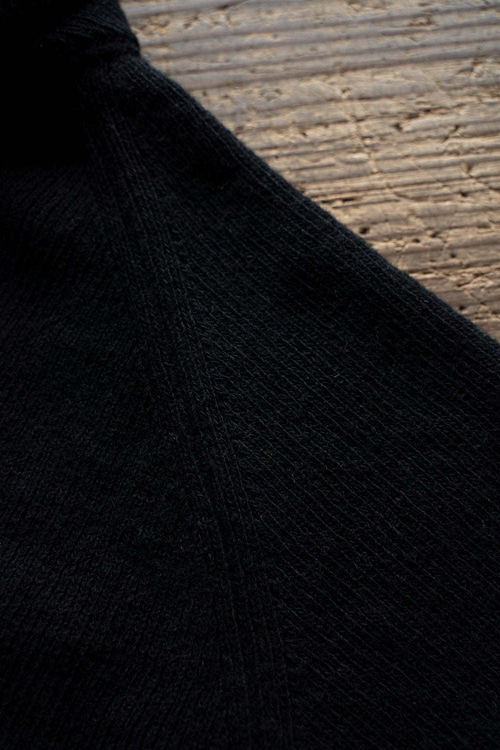 【ラスト1点】Hard Twisted Shetlandwool TYPE C-2（BLACK）