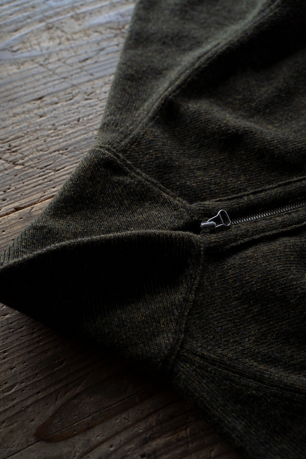 【ラスト1点】Hard Twisted Shetlandwool TYPE C-2（KHAKI MIX）