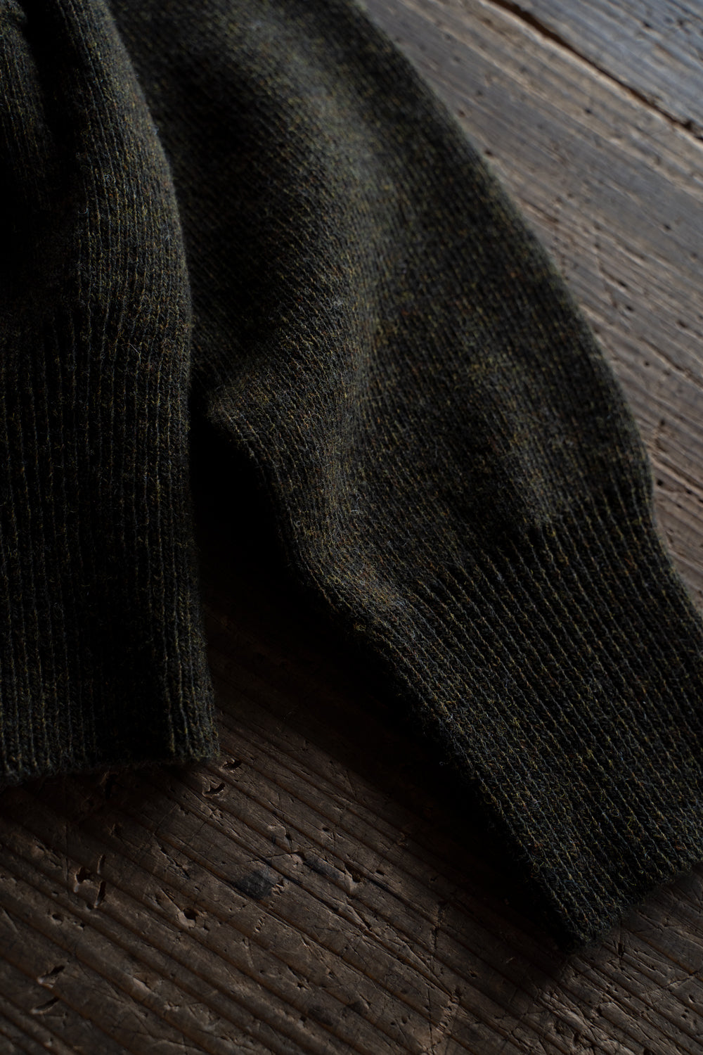 【ラスト1点】Hard Twisted Shetlandwool TYPE C-2（KHAKI MIX）