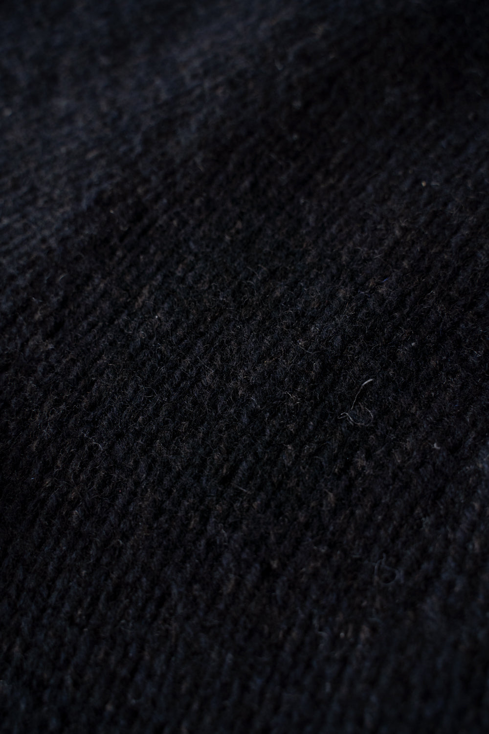 【ラスト1点】yak/lambs multi ply HAND KNITTING yoke top turtle neck sweater（DARK NAVY）