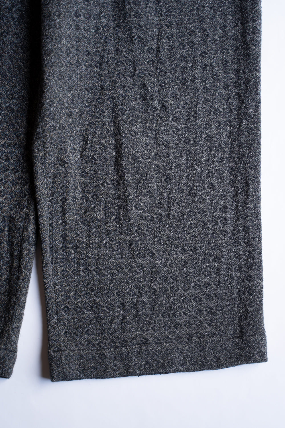 Square Dobby Cloth Straight Pants/スクエアドビークロスストレートパンツ（DARK GRAY）