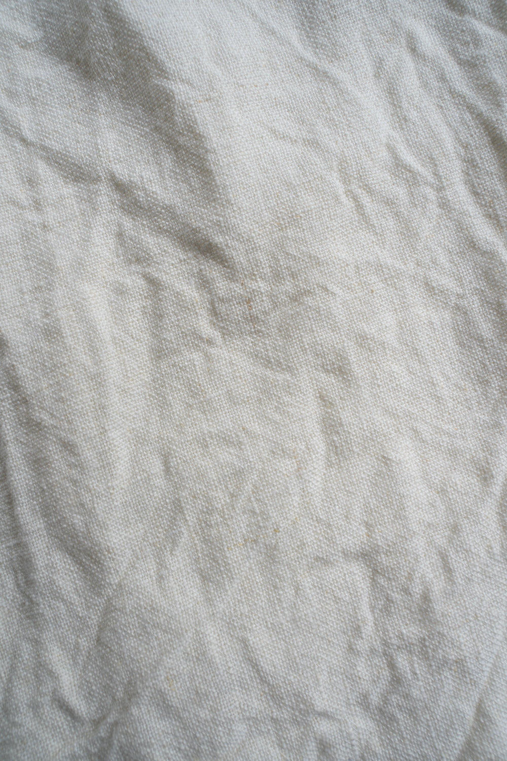 【ラスト１点】Canvas Linen Straight Pants/キャンバスリネンストレートパンツ（WHITE）
