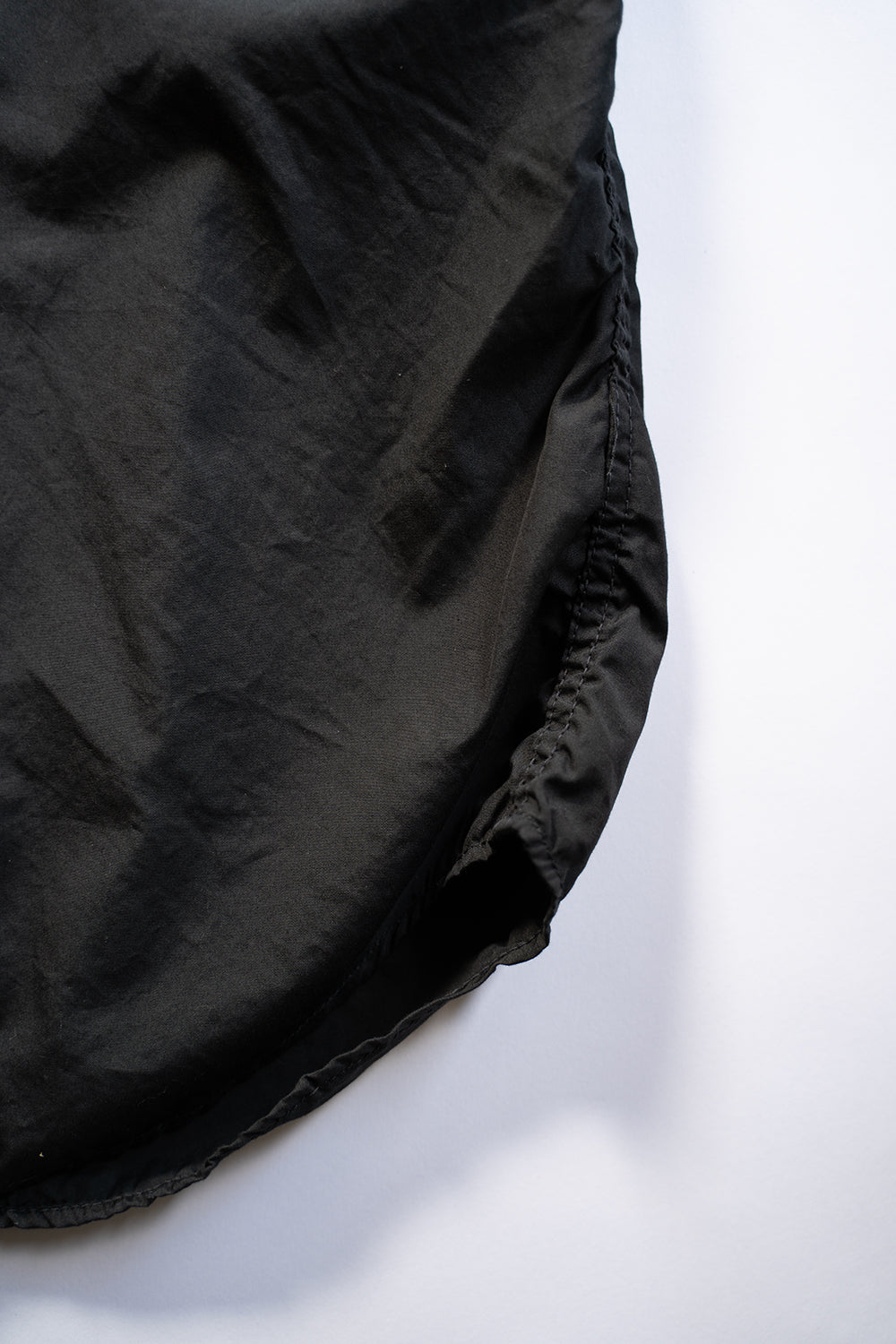 【ラスト1点】SH01B ボックスレギュラー２本針シャツ（BLACK）