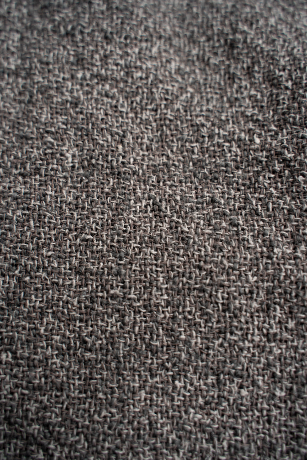 【ラスト1点】Special Twisted Yarn Fabric Collarless Jacket/スペシャルツイステッドヤーンファブリックカラーレスジャケット（LIGHT BROWN）