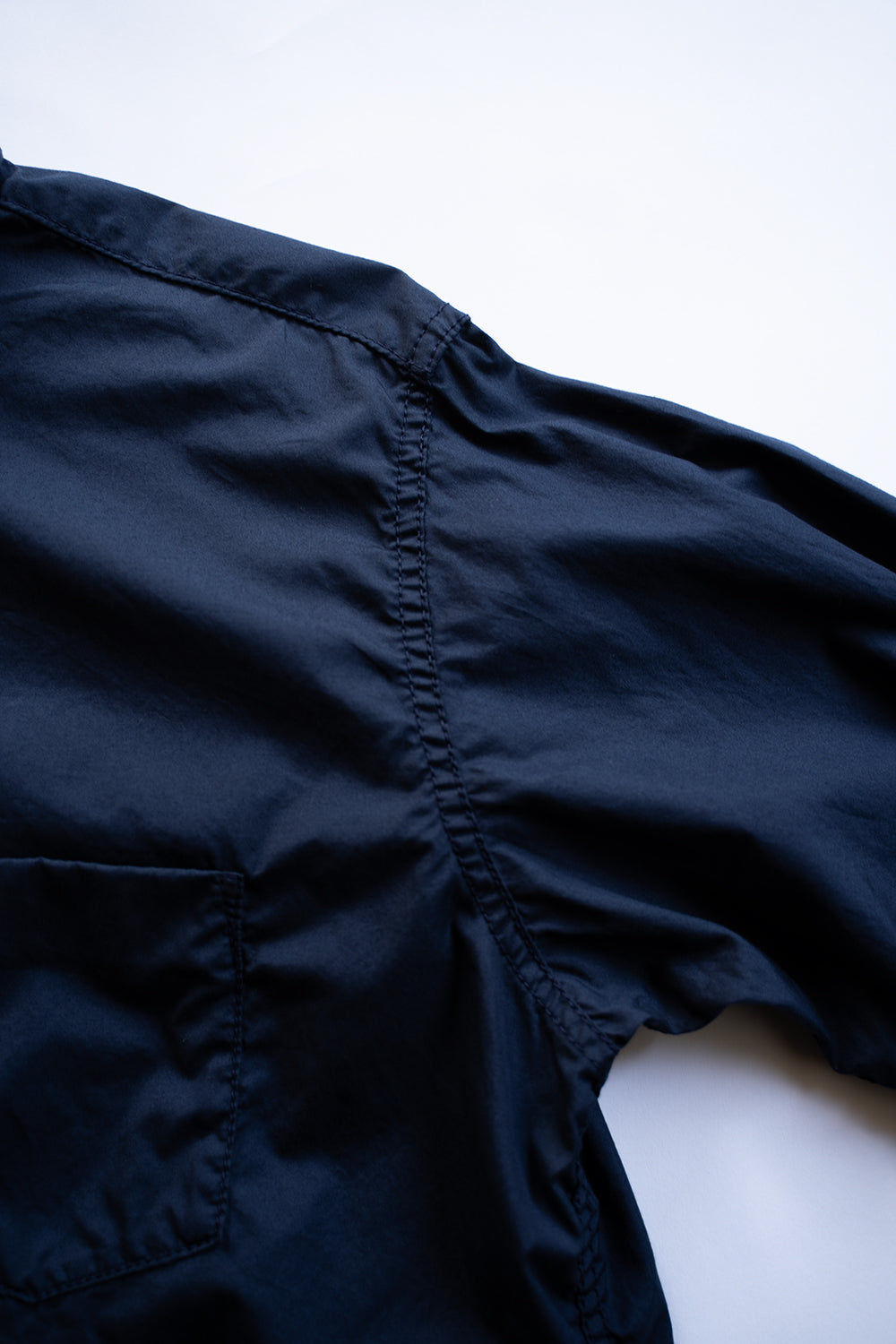 SH01B ボックスレギュラー２本針シャツ（NAVY）