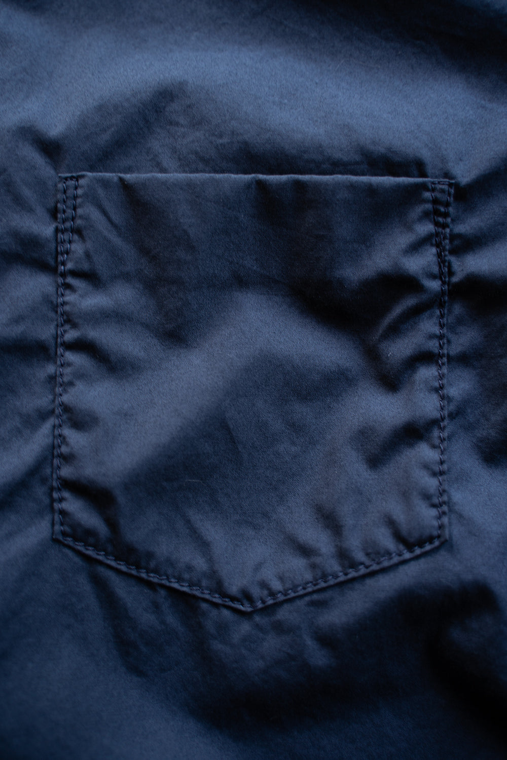 SH01B ボックスレギュラー２本針シャツ（NAVY）