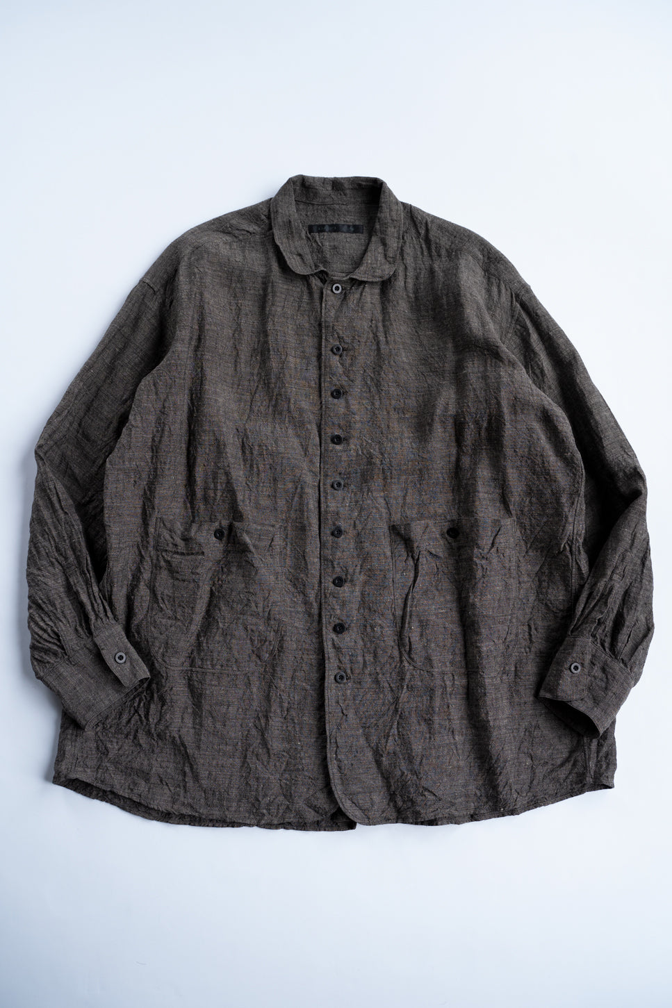 【ラスト1点】Back Flap Shirts With Big Pockets ”SH-051” -LC（BROWN）