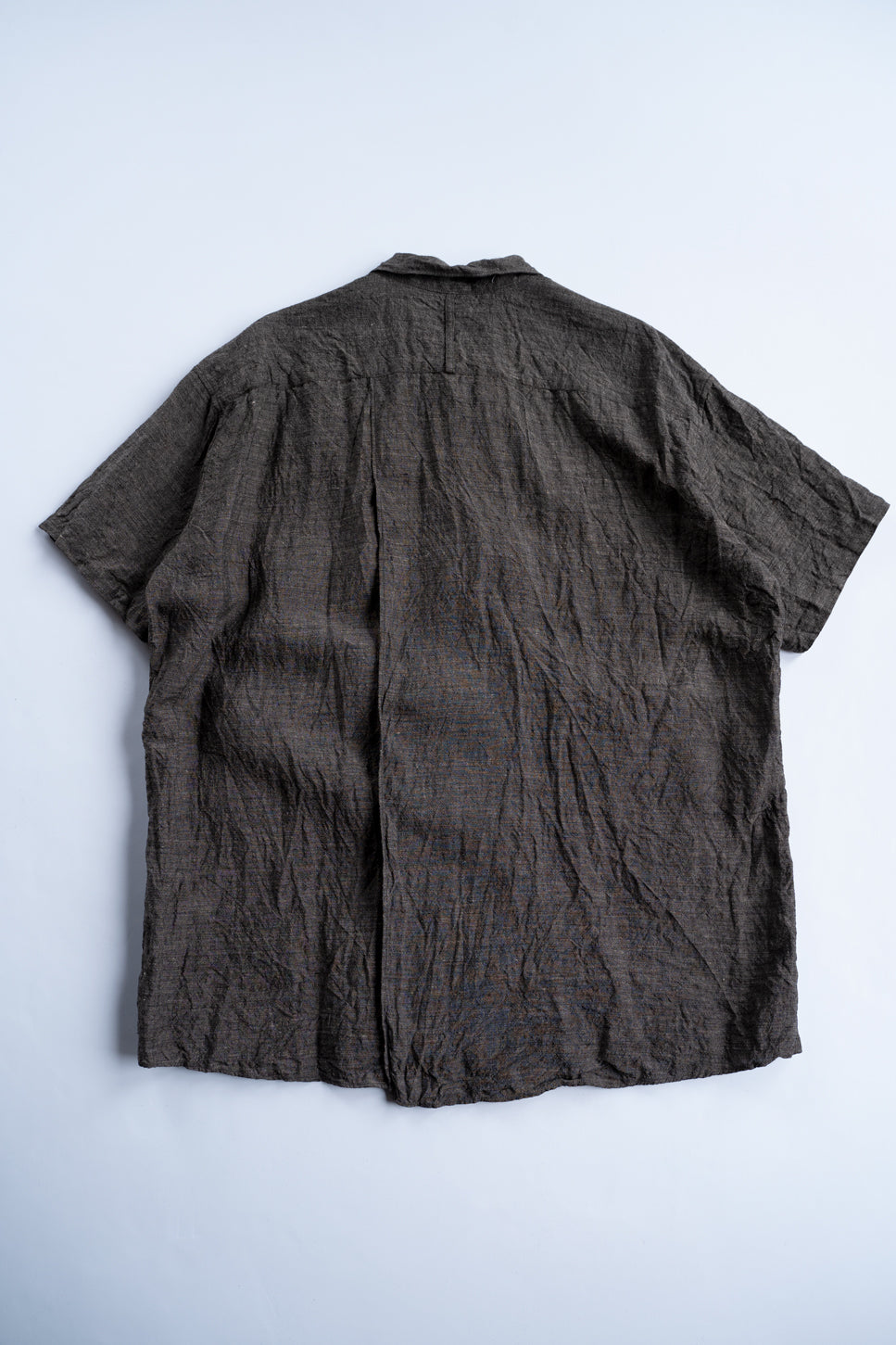【ラスト1点】Back Flap H/S Shirts With Big Pockets”SH-052”-LC（BROWN）
