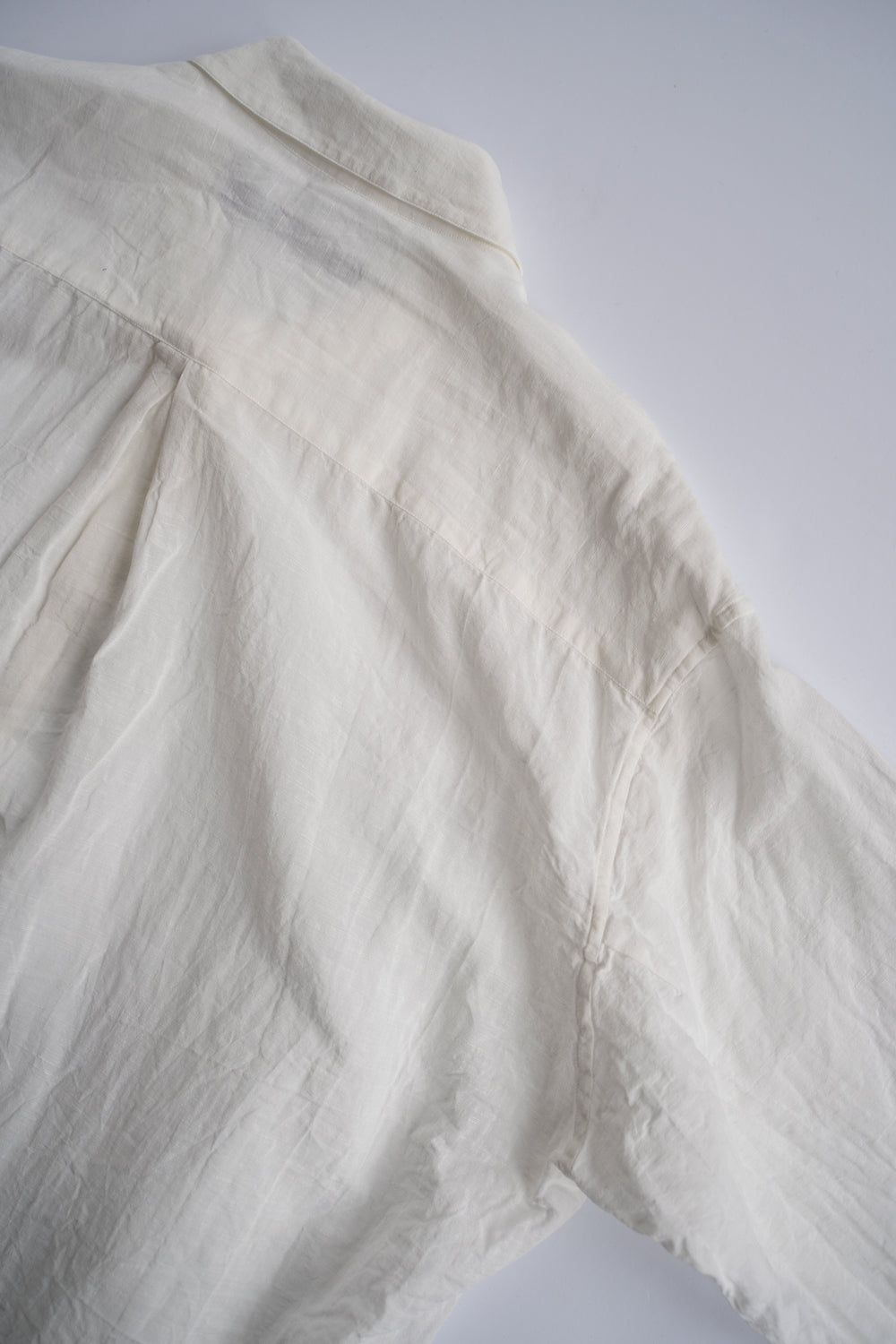 【ラスト1点】Relaxed Fit Classic Semi Long Shirts"SH-039"（WHITE）
