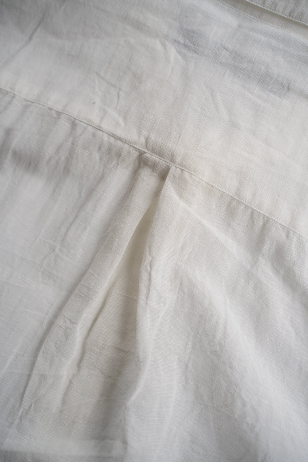 【ラスト1点】Relaxed Fit Classic Semi Long Shirts"SH-039"（WHITE）