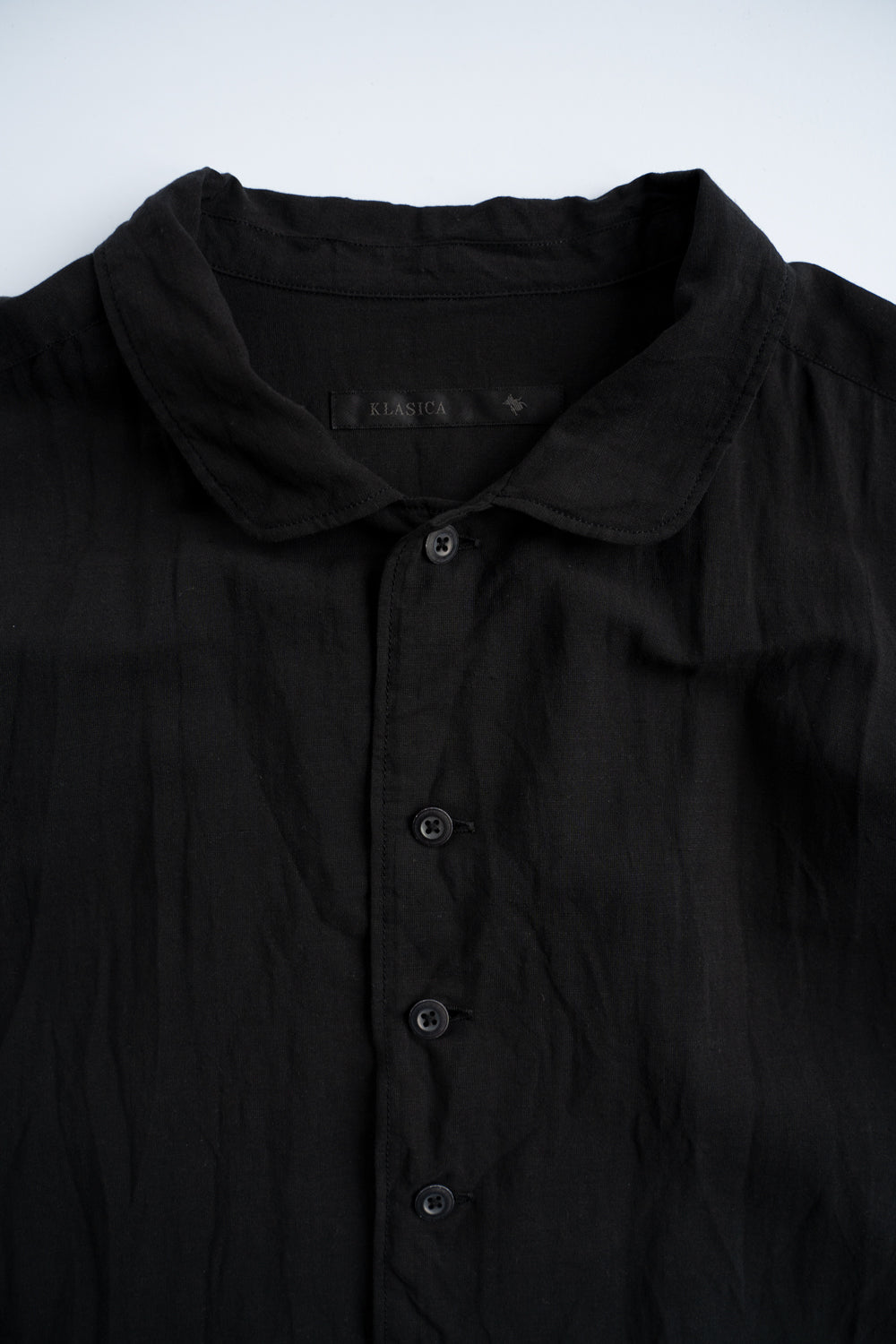【ラスト1点】Back Flap H-S Shirts With Big Pockets”SH-052”-TW（BLACK）