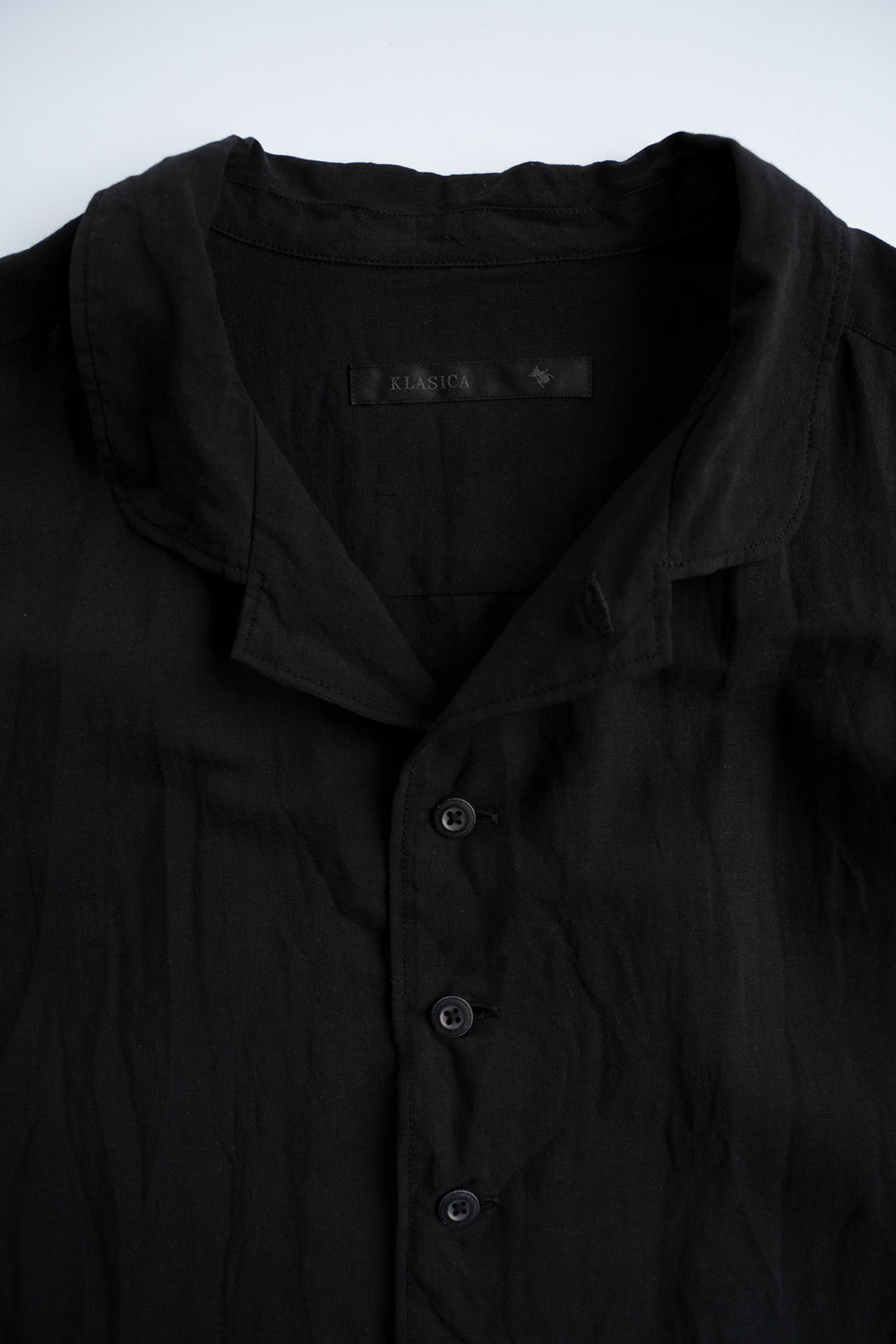 【ラスト1点】Back Flap H-S Shirts With Big Pockets”SH-052”-TW（BLACK）
